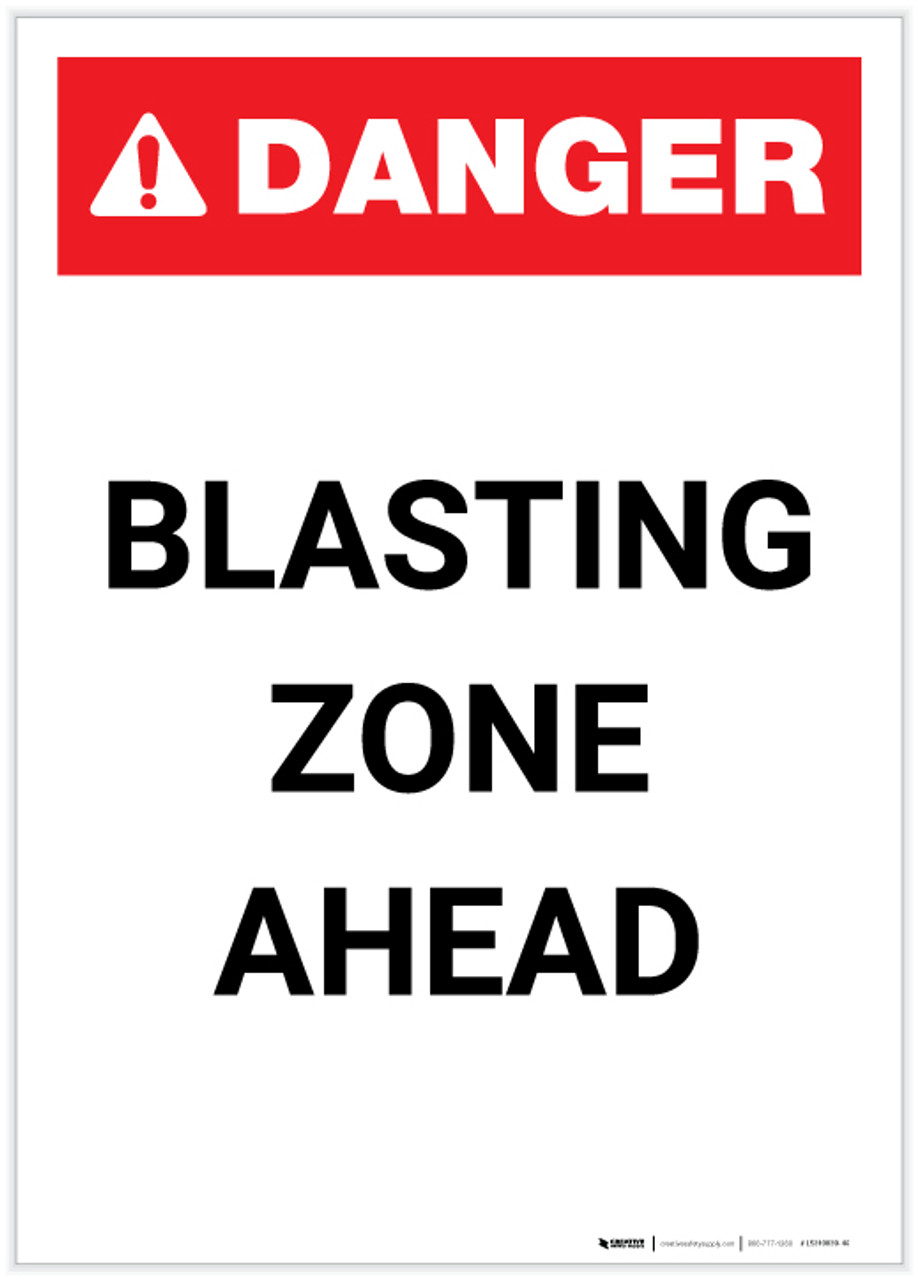 Danger zone label