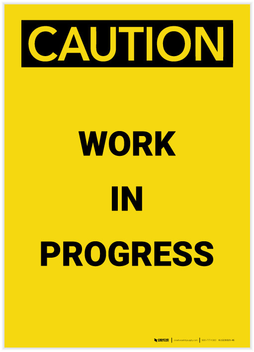 アート・デザイン・音楽 walter chin work in progress Caution Work in Progress