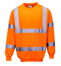 PortWest Hi-Vis Sweatshirt Oranje| B303 - Mascot werkkleding PortWest Hi-Vis Sweatshirt Oranje| B303 - Mascot werkkleding