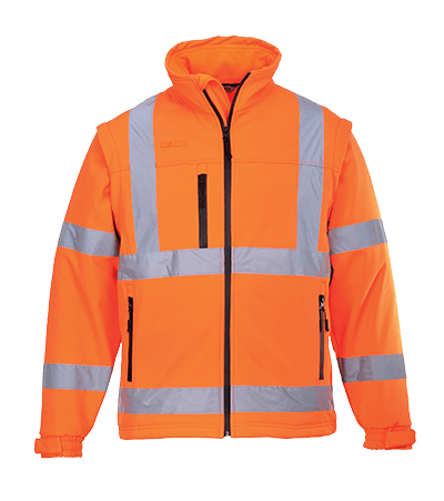 hi vis soft shell