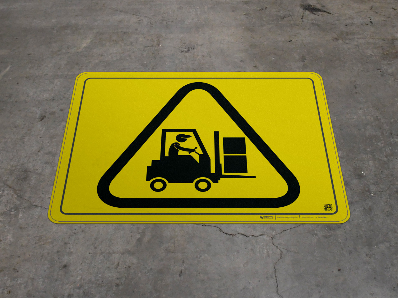 Forklift Traffic Floor Marking Sign Creative Safety Supply