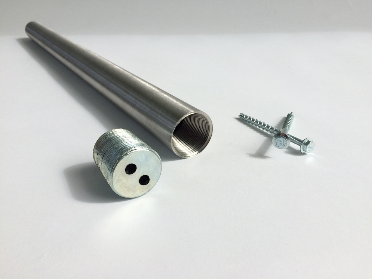 Bolt Down Threaded Bollard Stainless Steel Creative Safety Supply