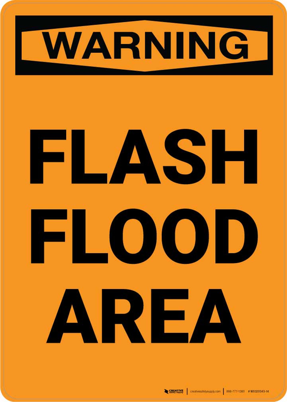 flood area sign