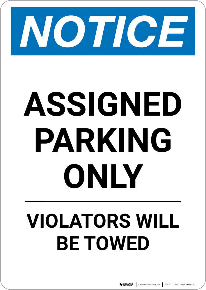 „No Parking“ Schild Aus Alu – 25,4x35,6 Cm, Reflektierend, 2 Stück, Wetterfest