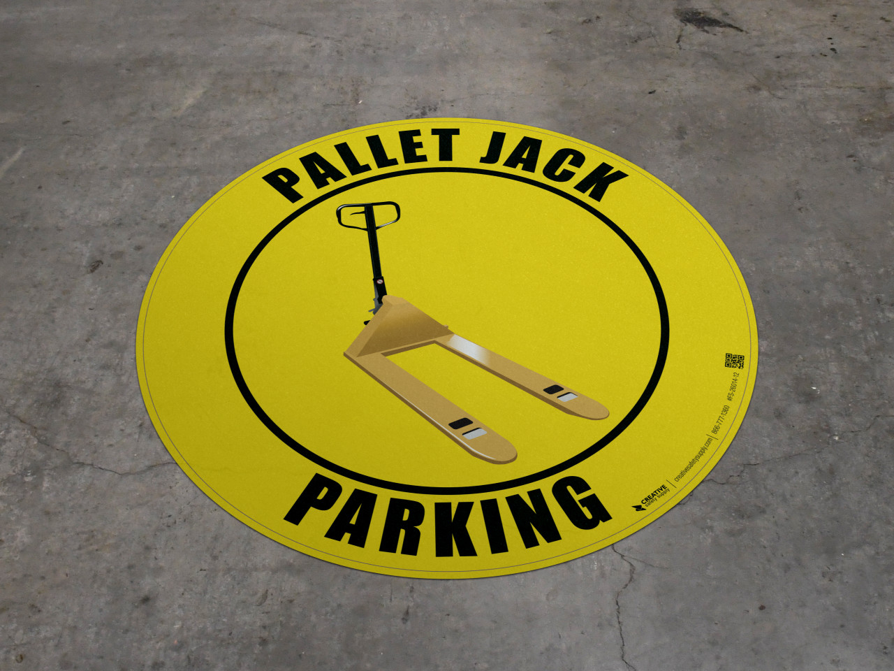 Pallet Jack Parking Yellow