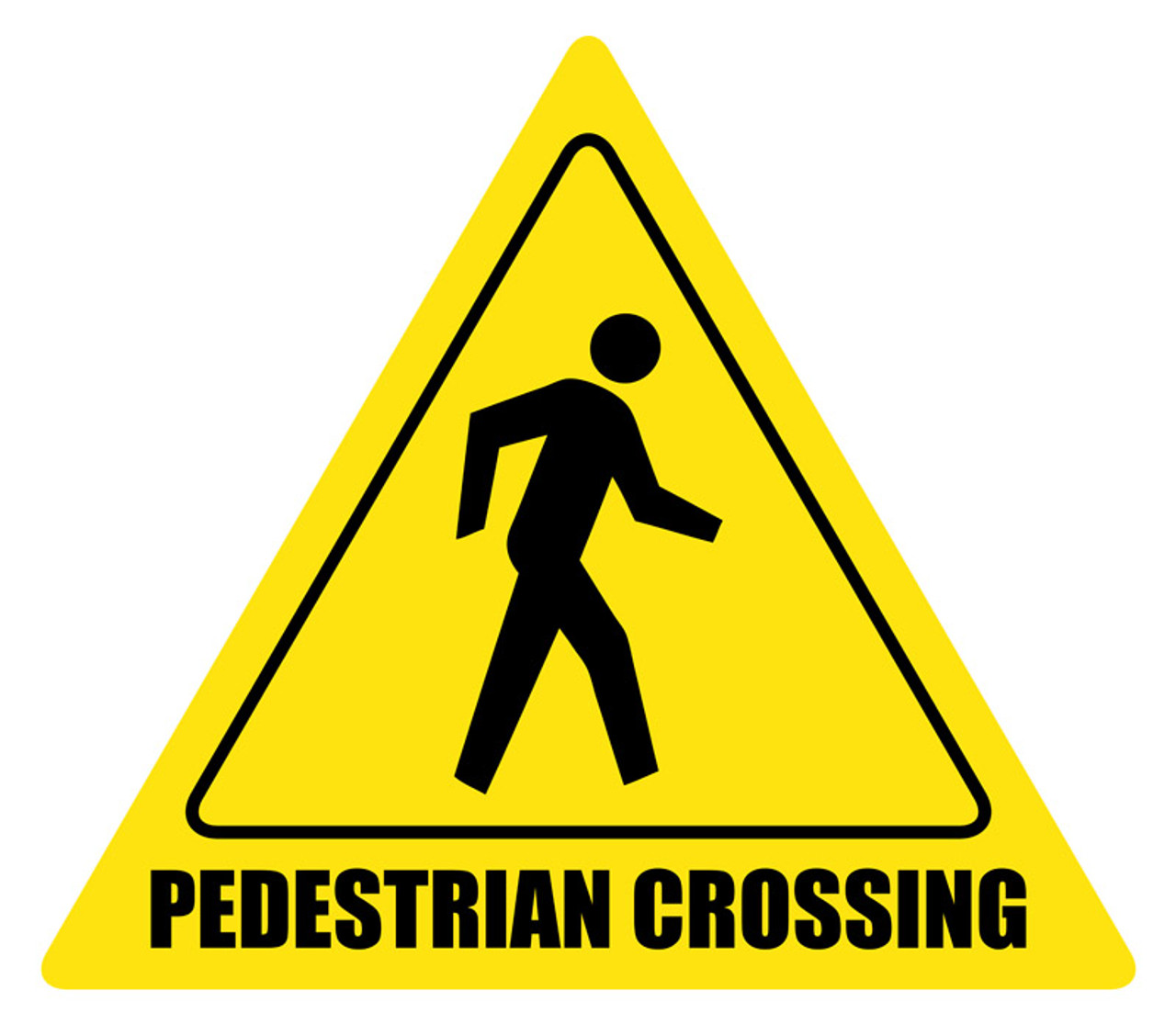 Customizable Pedestrian Crossing Floor Sign Creative Safety Supply