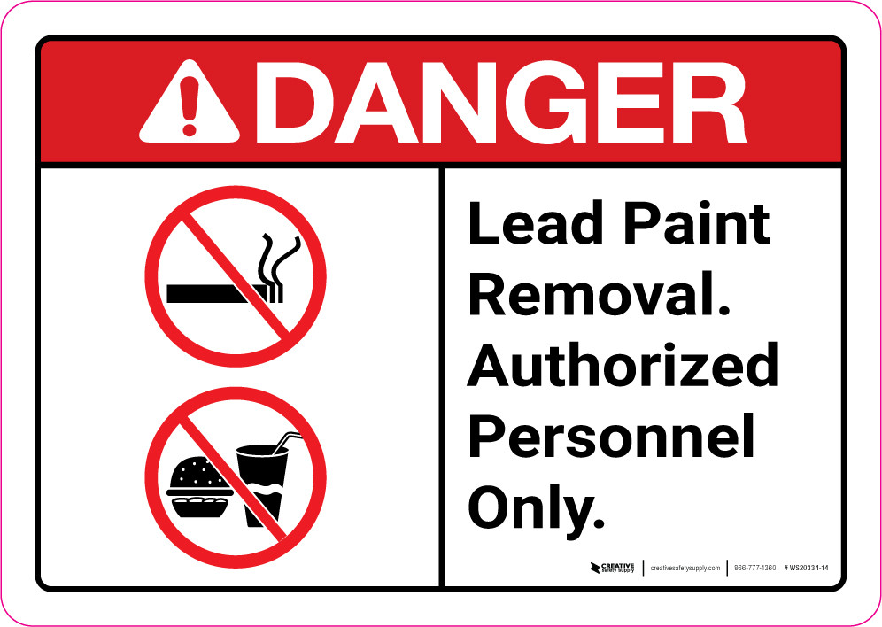 Detailed Lead Paint Removal Safety Artwork Concept Detailed Lead Paint Removal Safety Artwork Concept