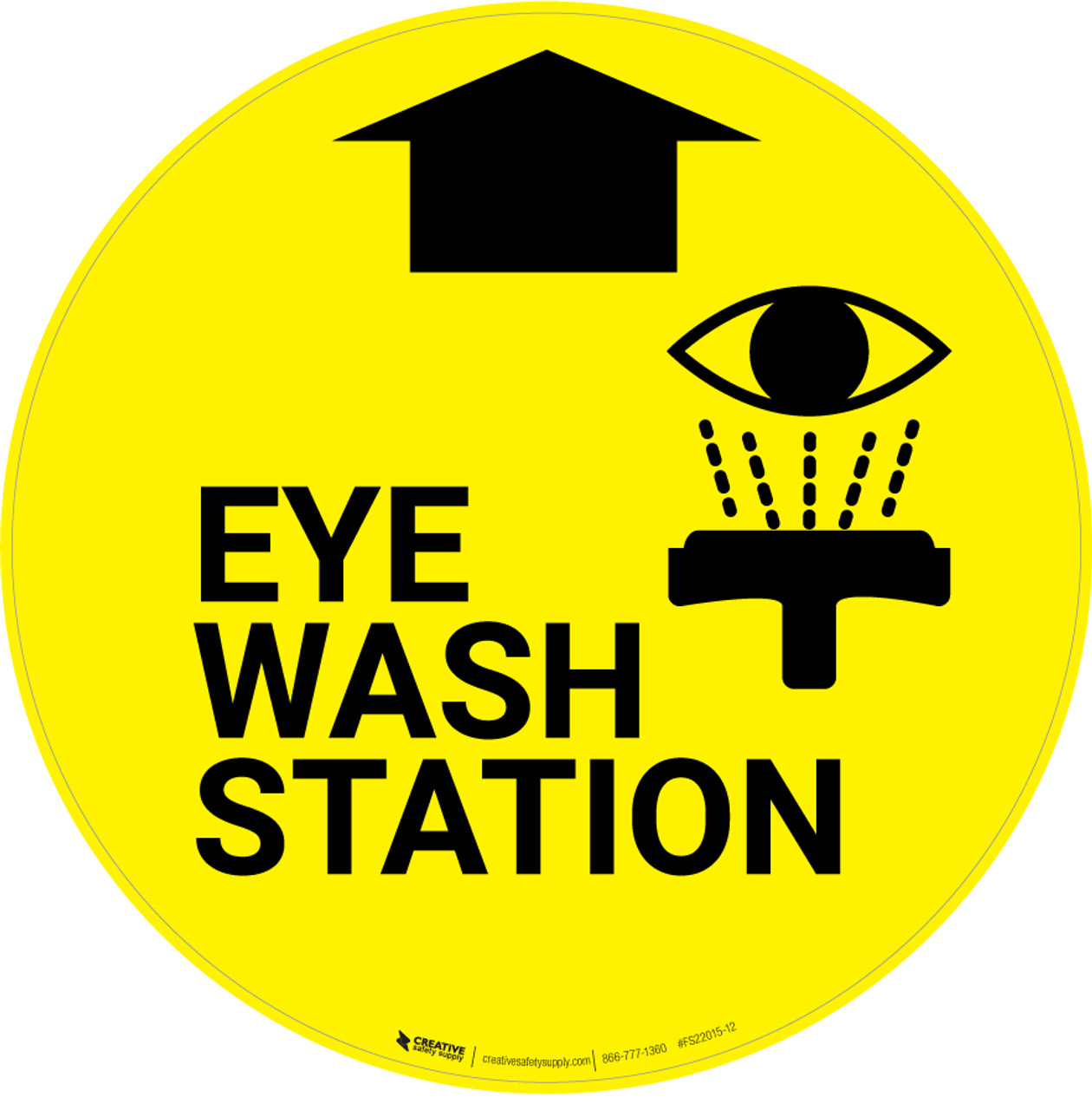 Eye Wash Station - Floor Sign eye-wash-station-floor-sign