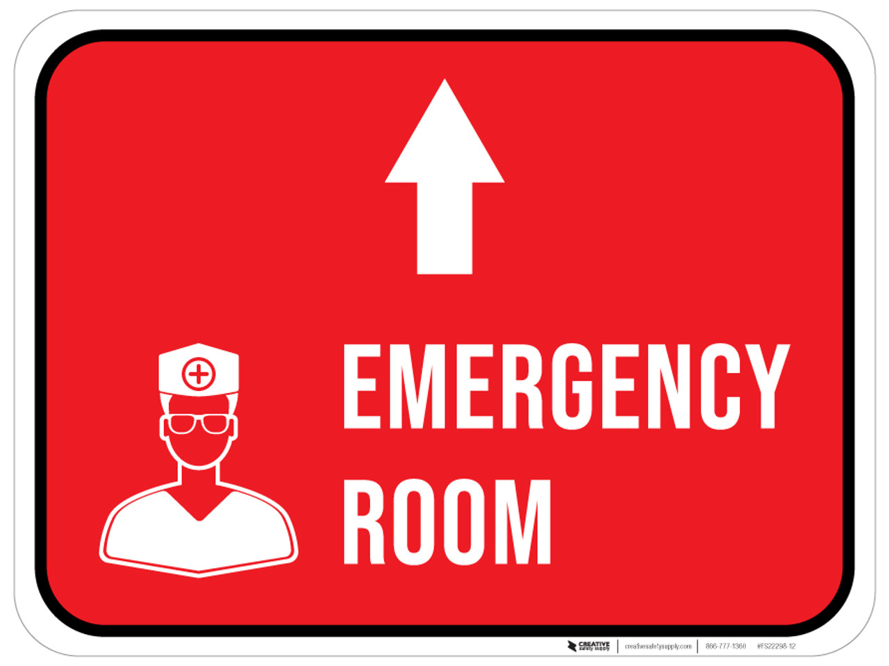 emergency room sign clipart