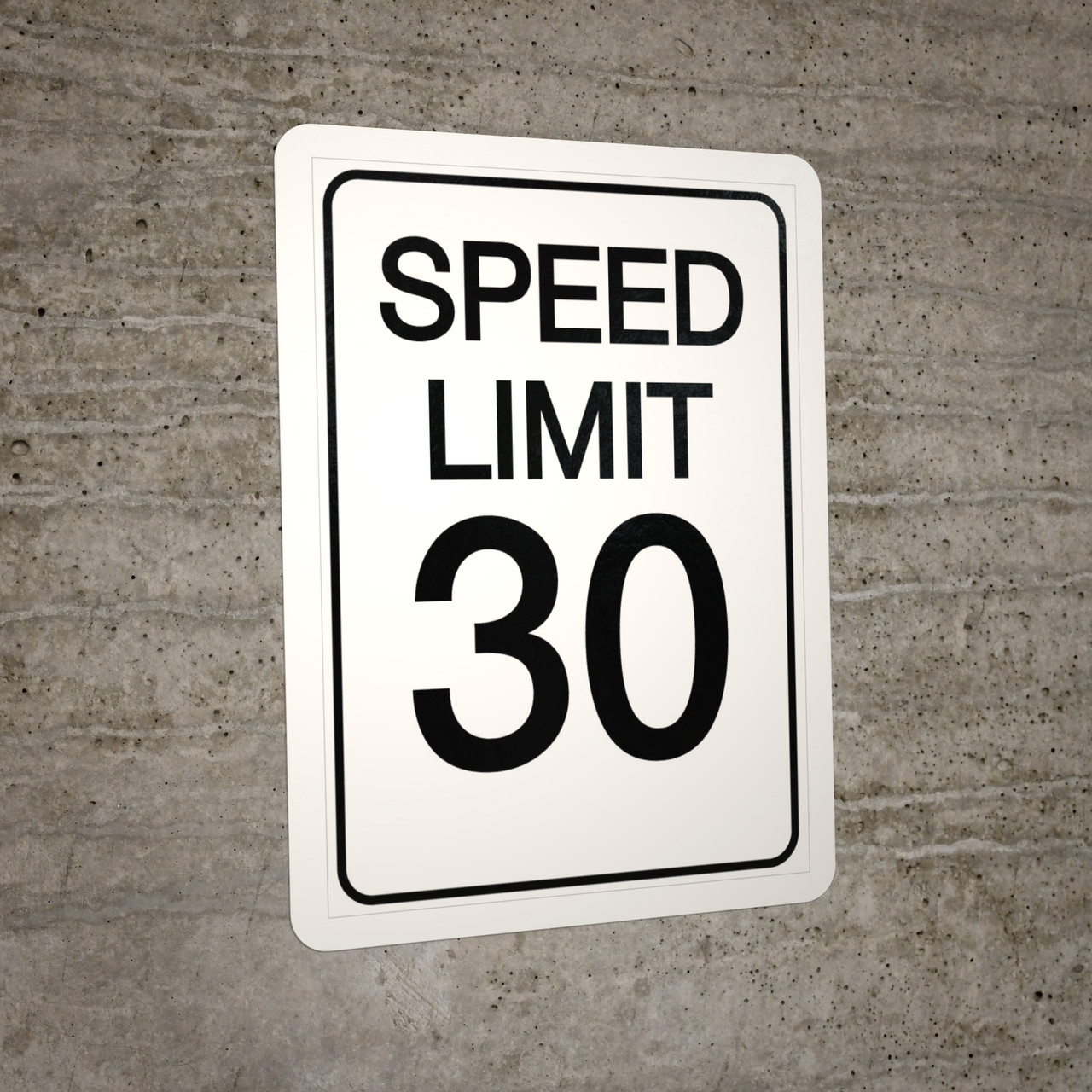 Speed Limit 30 - Wall Sign