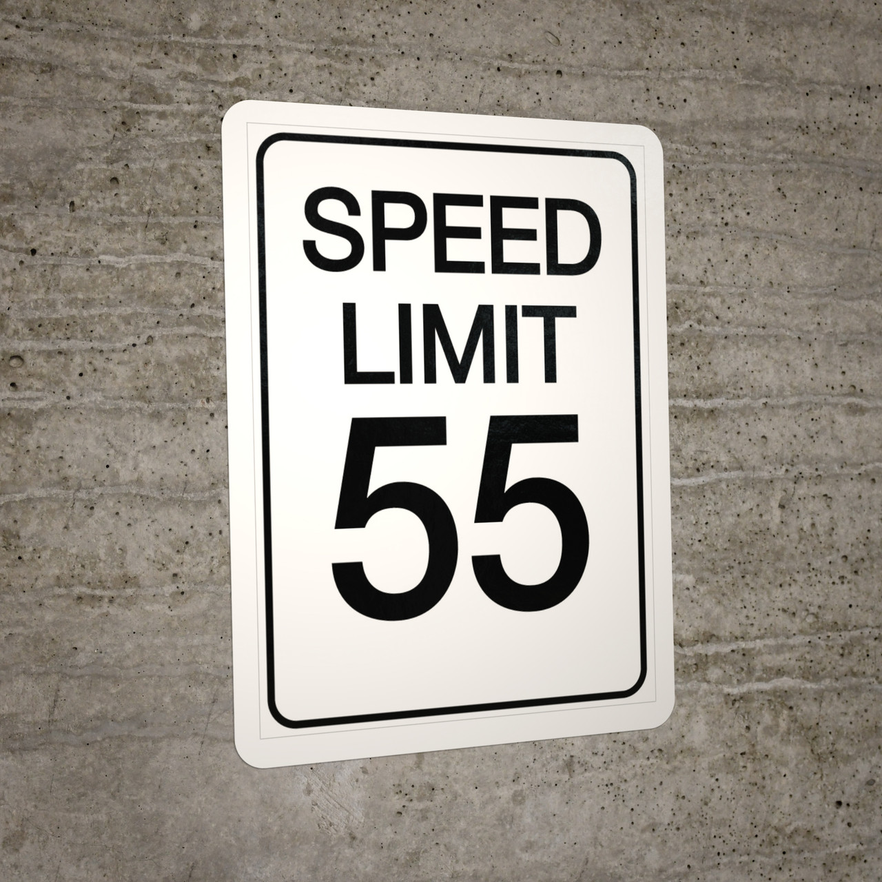 Speed Limit 55 - Wall Sign | Creative Safety Supply