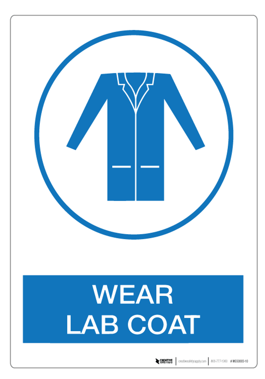 lab apron safety symbol