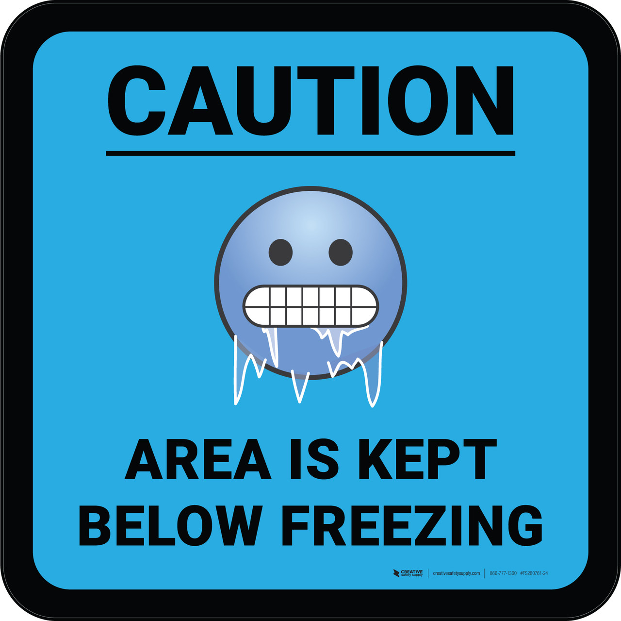 Download Caution Area Is Kept Below Freezing With Emoji White Square For Free Wallpaper Caution Area Is Kept Below Freezing With Emoji White Square Free