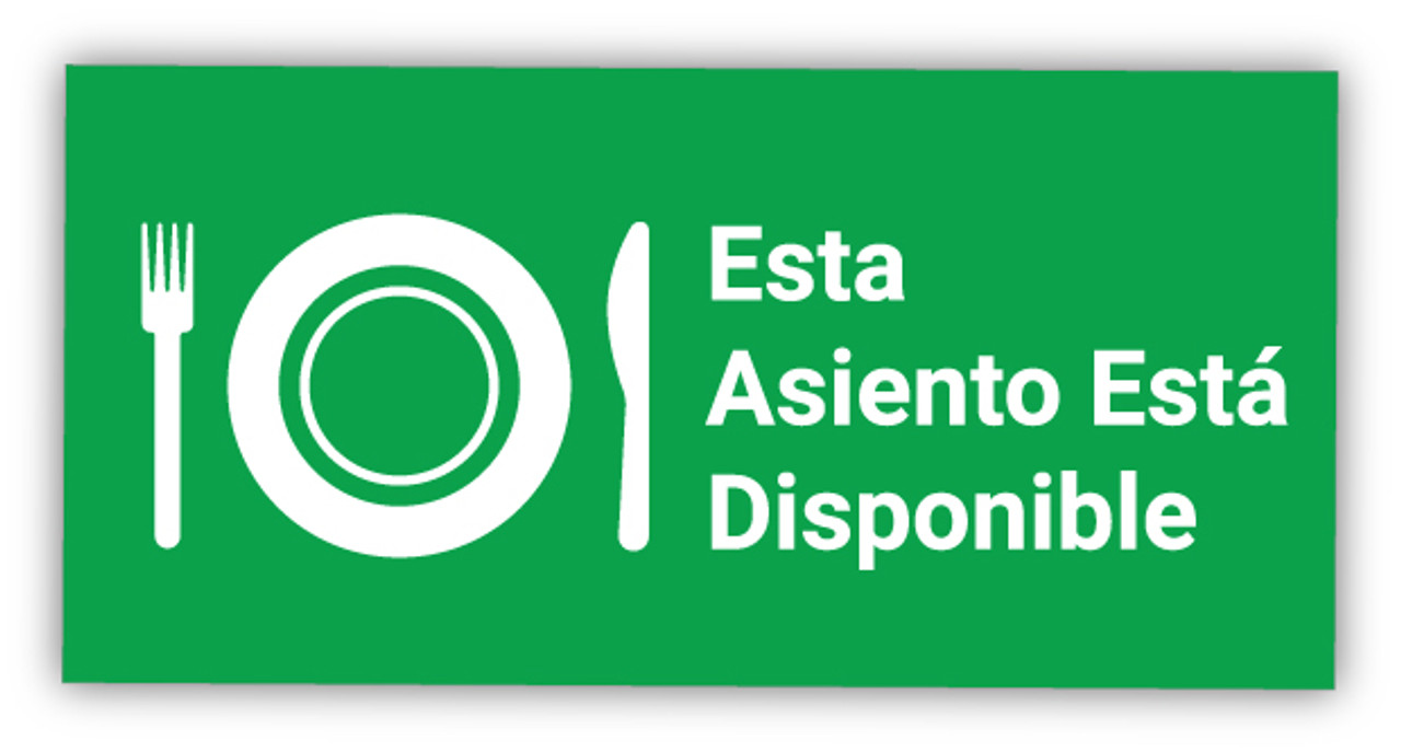 This Seat is Available Spanish Label