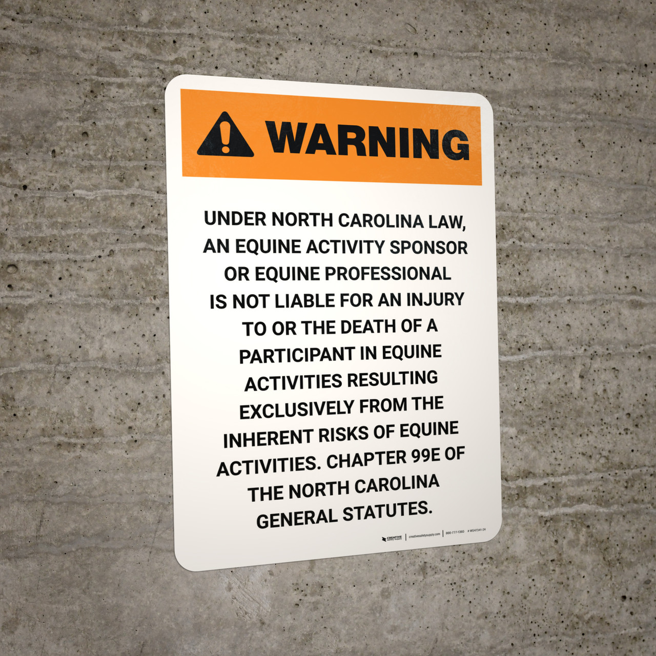 Georgia Horse Law Sign Georgia Equine Activity Liability Warning Sign ...