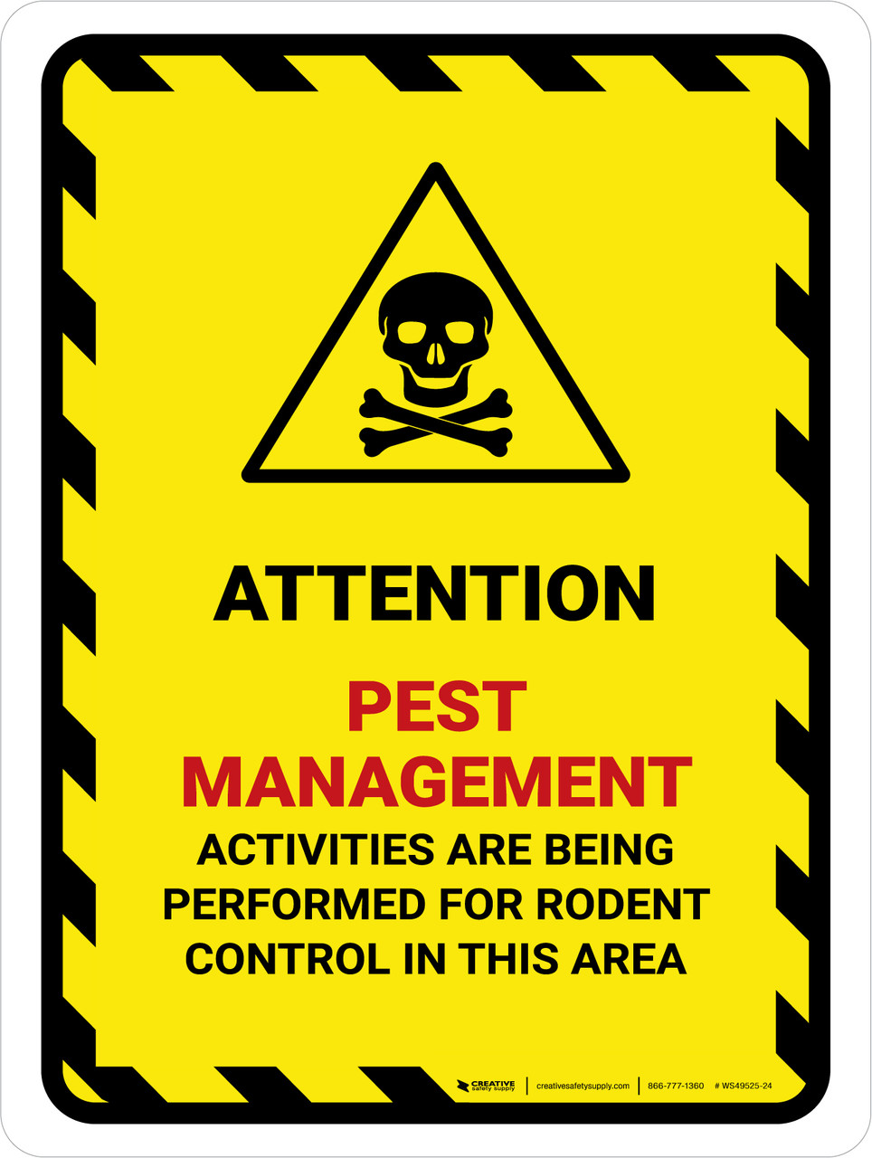 Attention: Pest Management - Activities are Being Performed Hazard ...