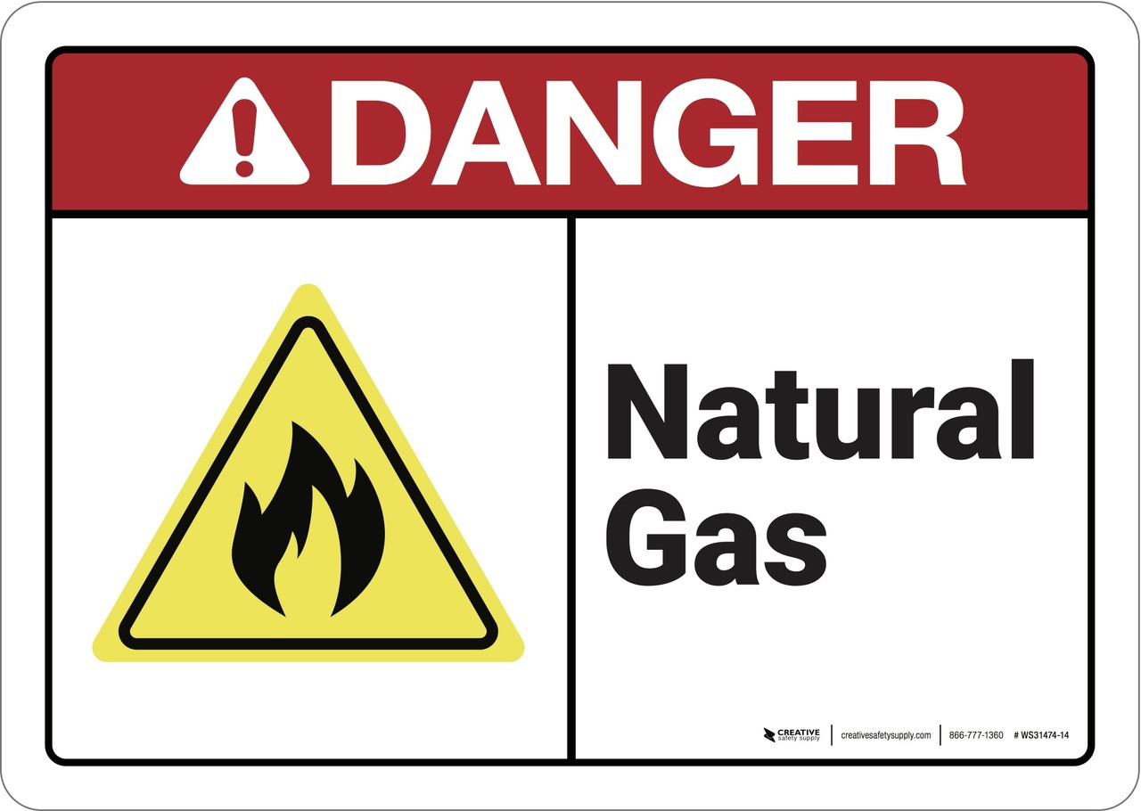 natural gas sign