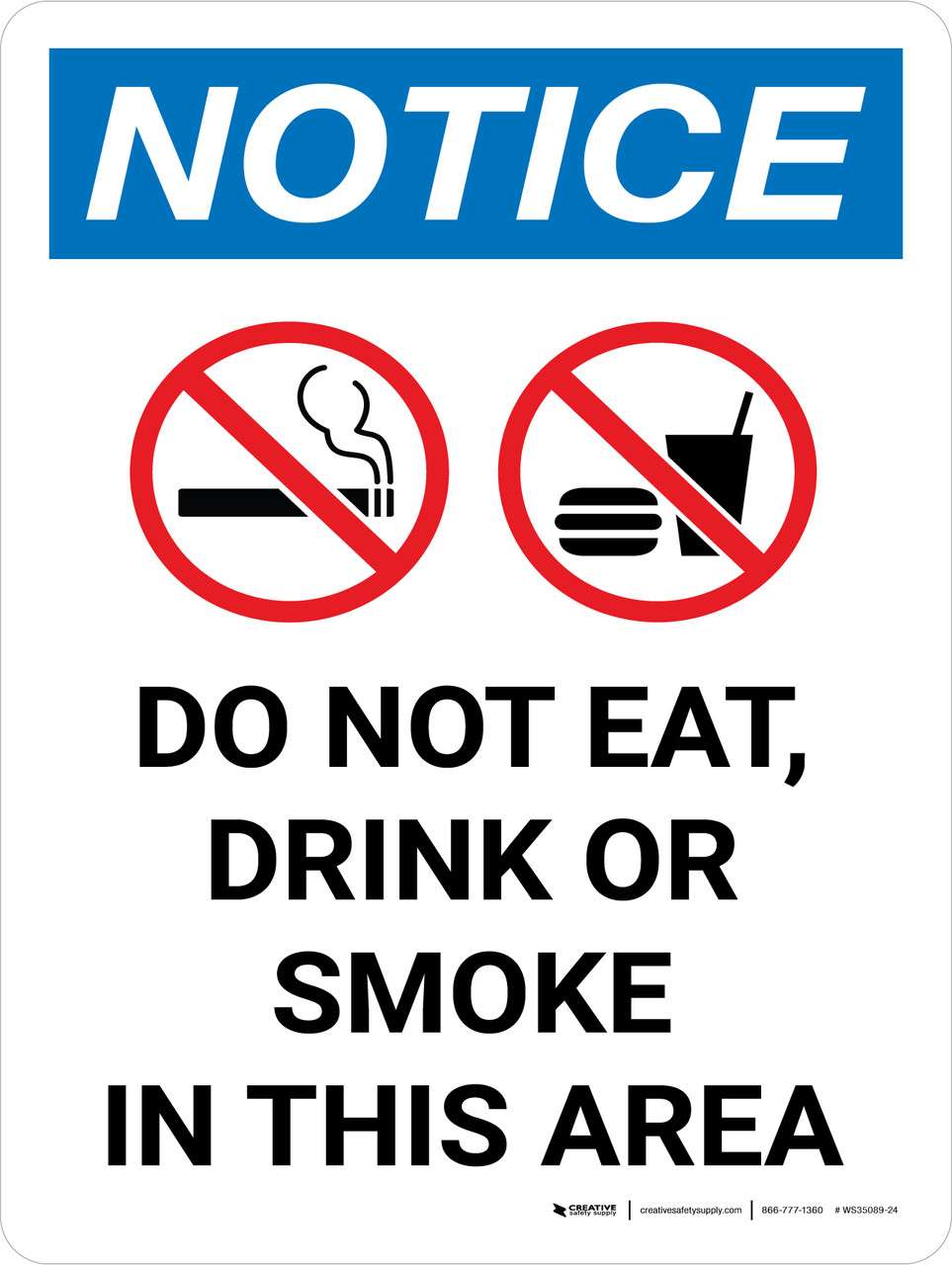 dont smoke sign