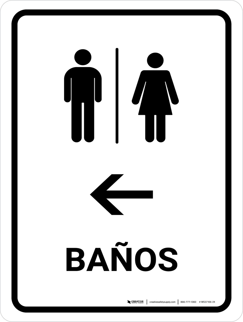 Printable Spanish Restroom Signs