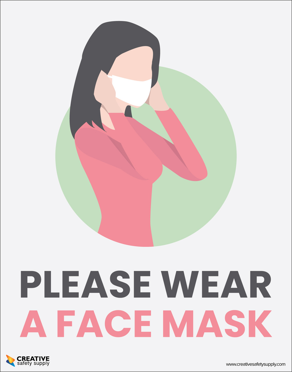 Please Wear A Face Mask Poster