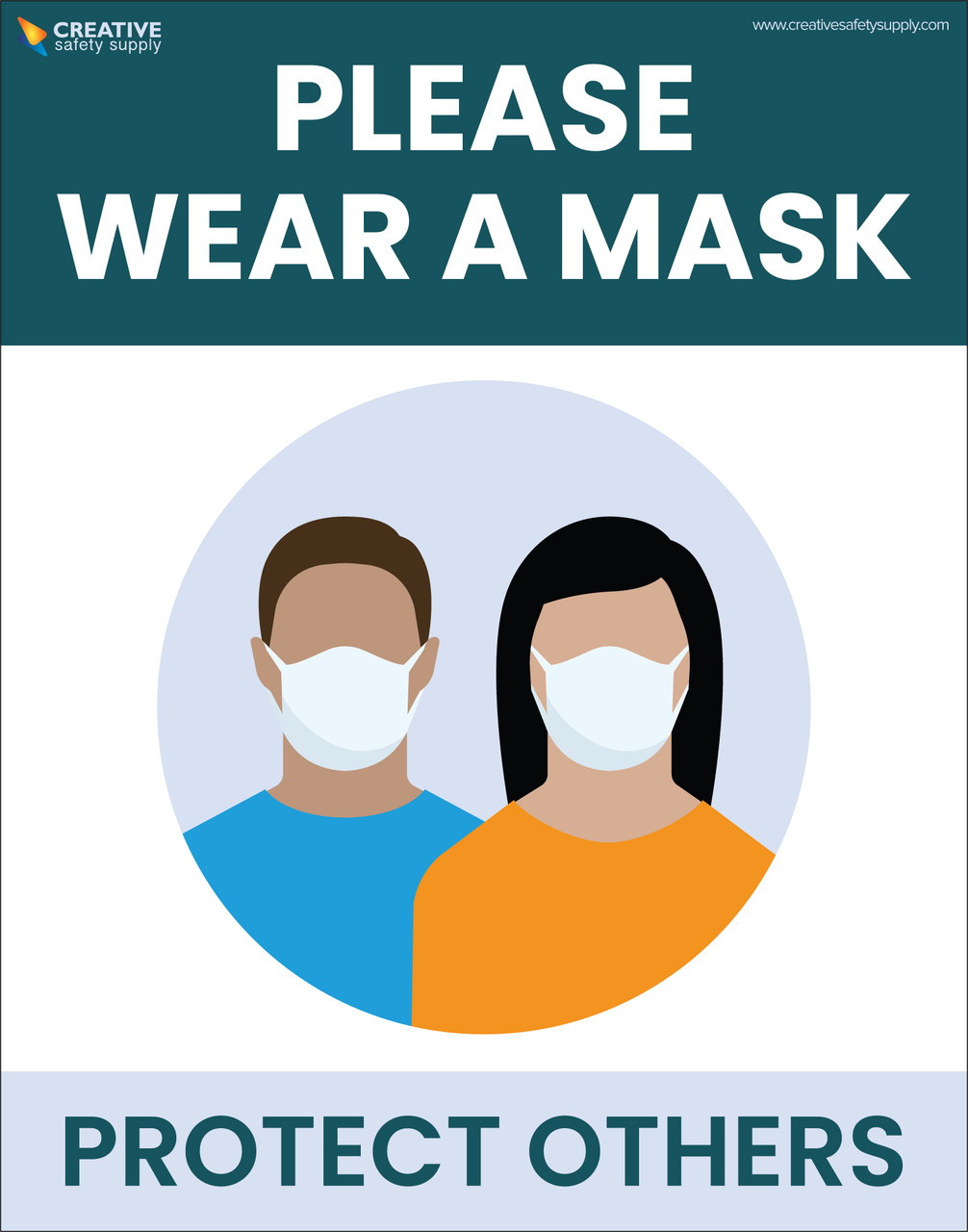 Please Wear A Mask Protect Others Poster