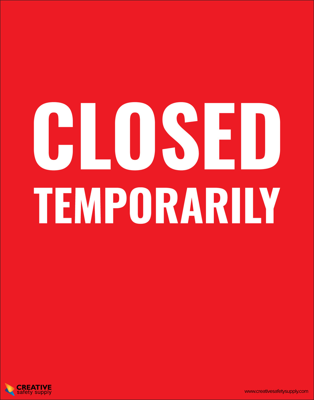 Closed Temporarily - Poster