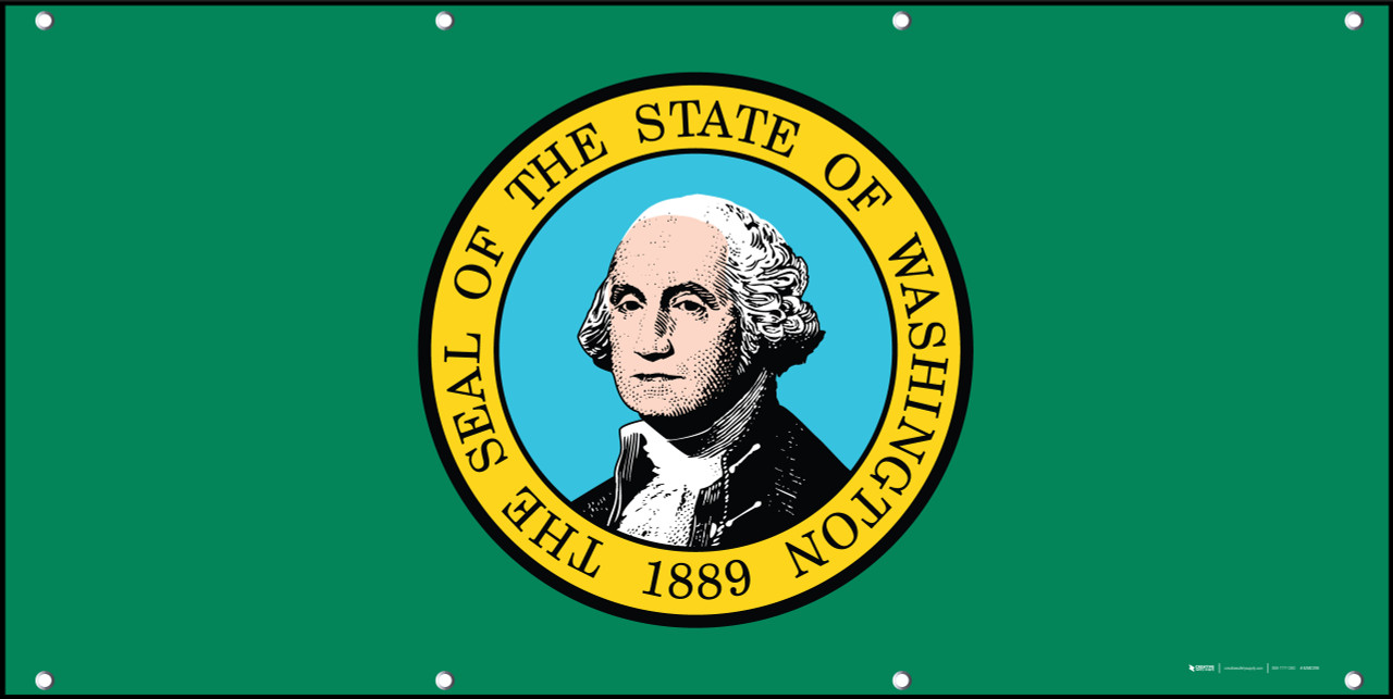 Washington State Flag Banner