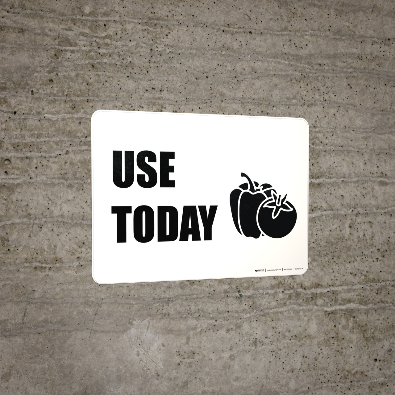Use Today with Icon Landscape - Wall Sign | Creative Safety Supply