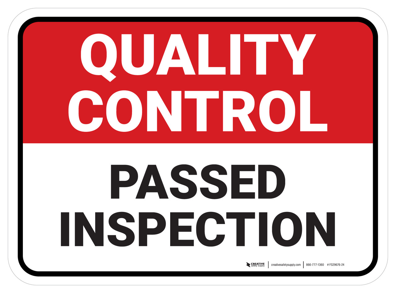 Machine Inspection Safety Sticker - Safety Stickers