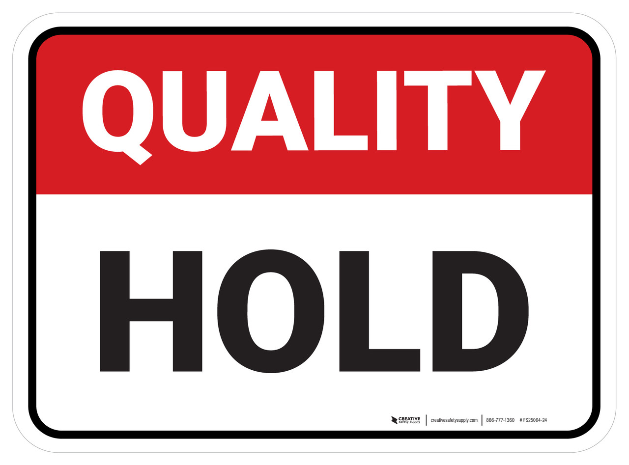 Quality Hold V2 Rectangular Floor Sign