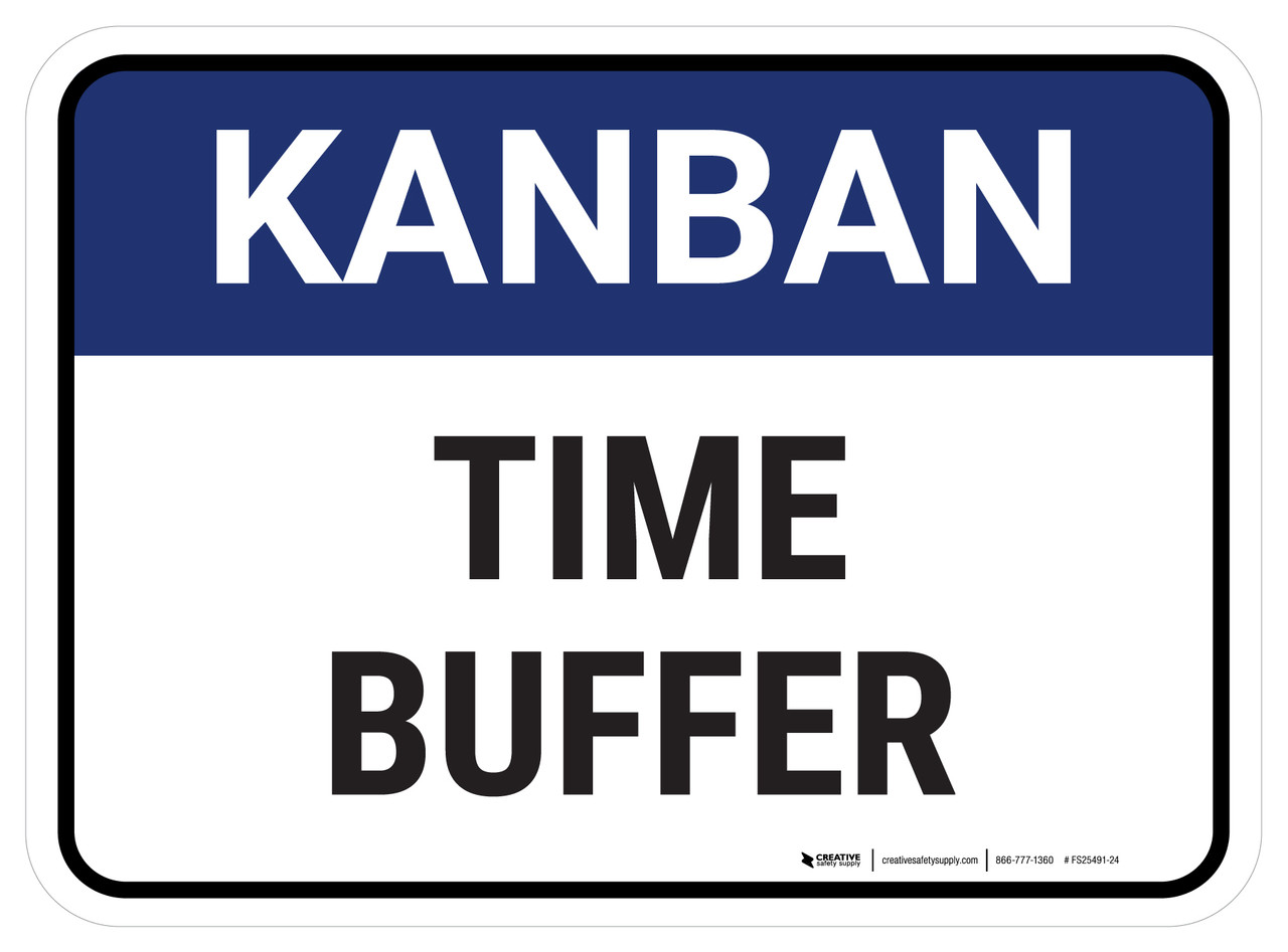 Time buffer Rectangle - Floor Sign