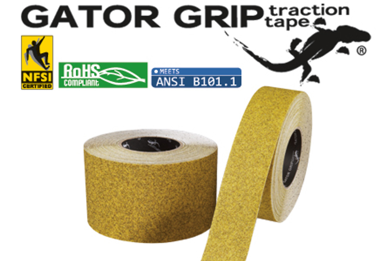 Black Gator Grip Anti Slip Tape Signs