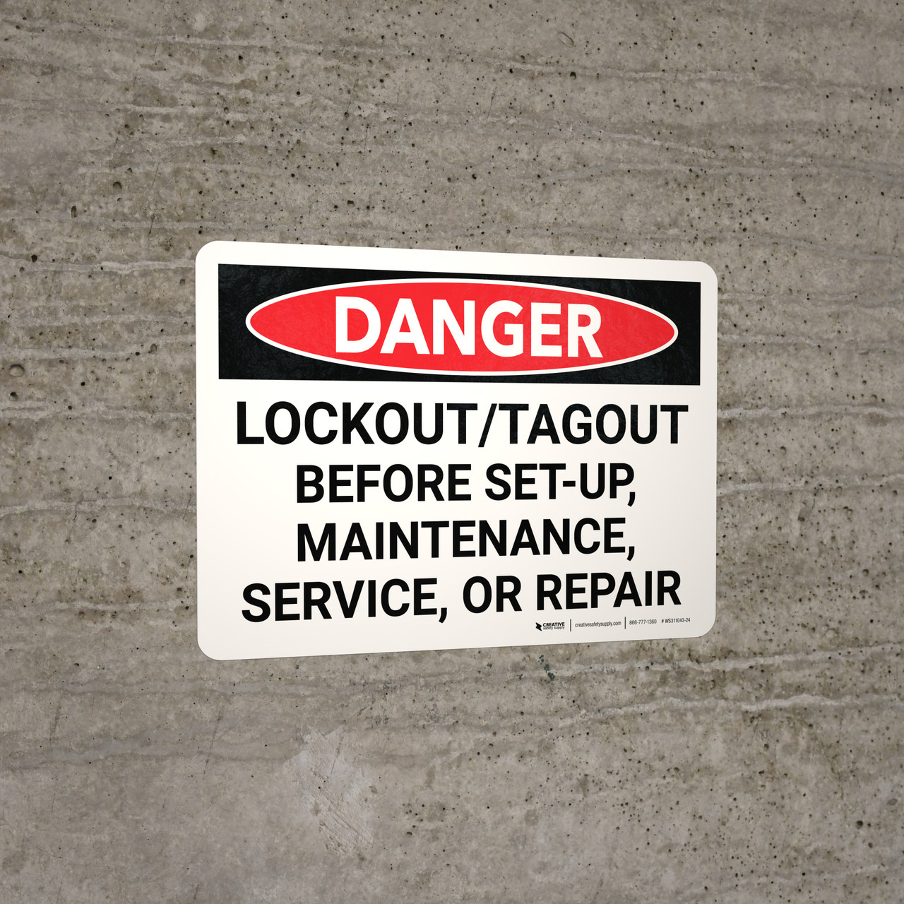 Danger: Lockout Tagout Before Set-up, Maintenance, Service, Or Repair ...