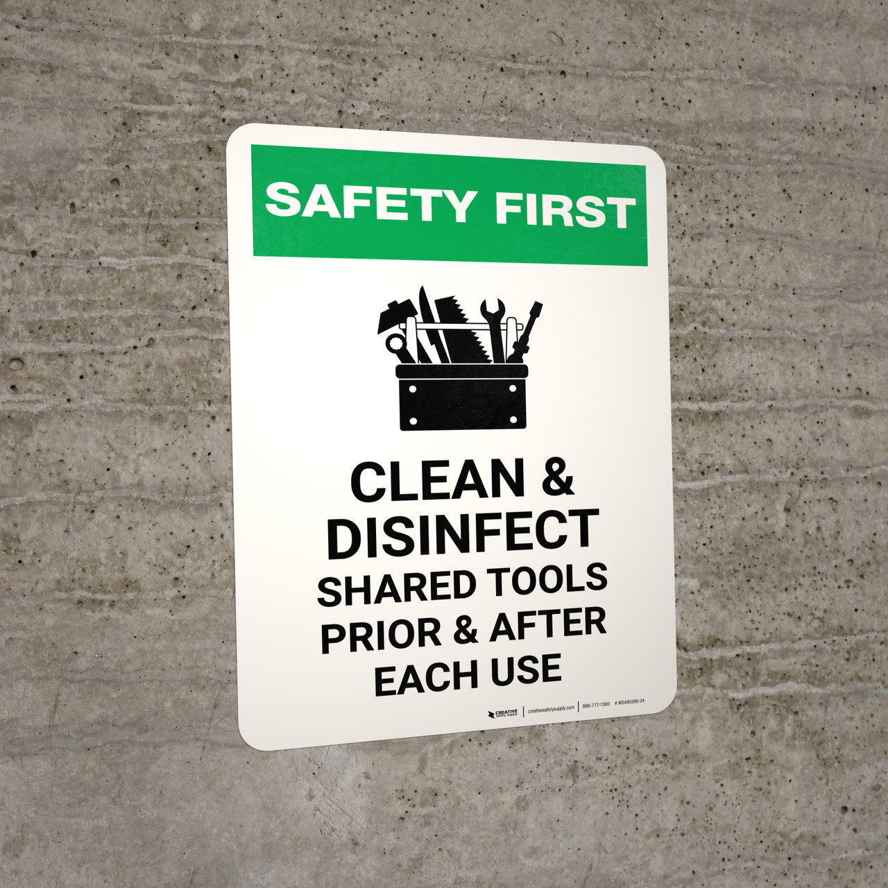 Safety First: Clean And Disinfect Shared Tools Prior And After Each Use ...