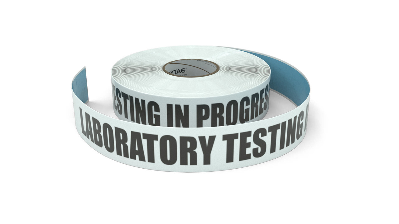 Laboratory Testing in Progress - Inline Printed Floor Marking Tape
