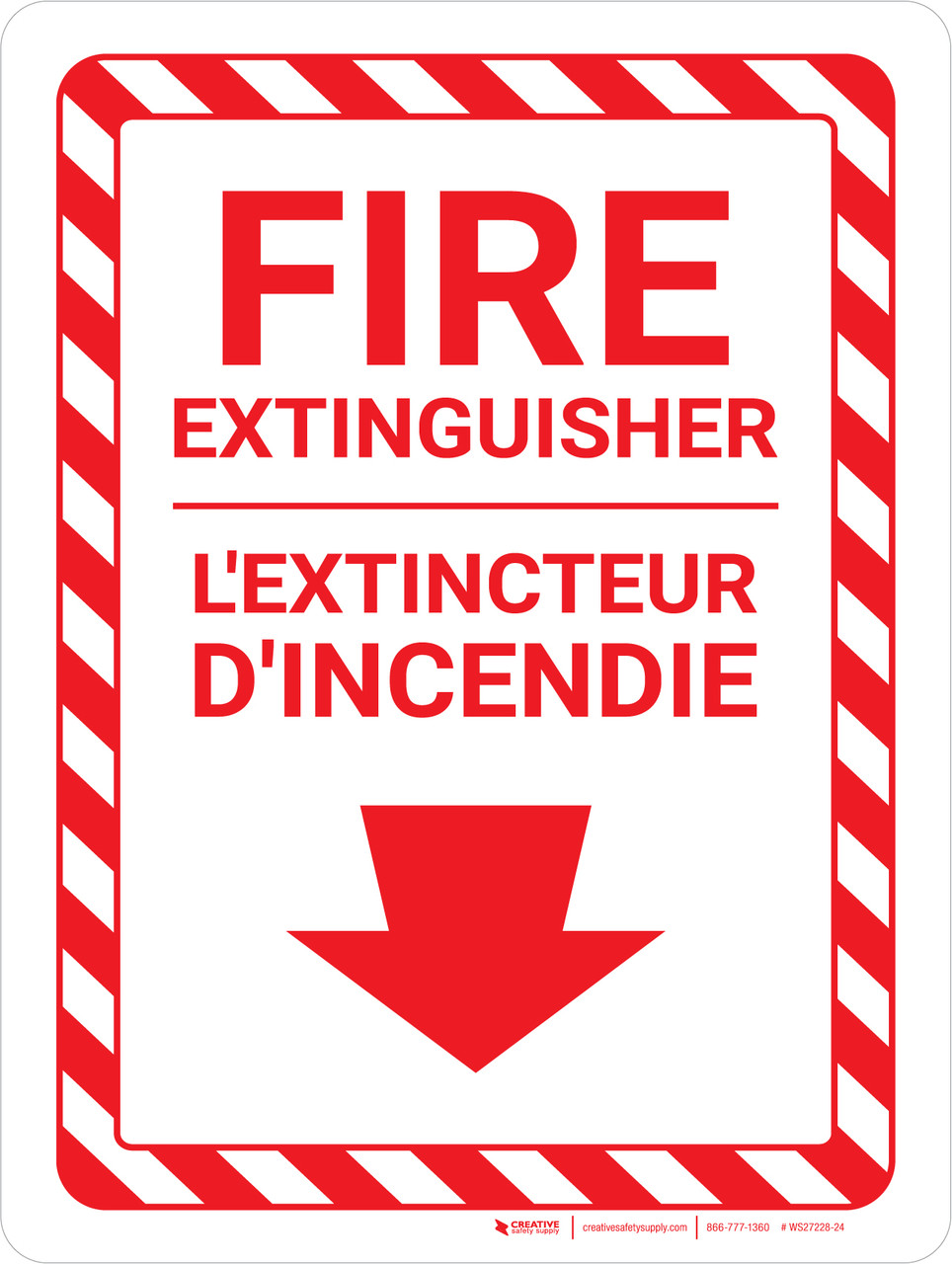 Signalisation d'incendie - Extincteur