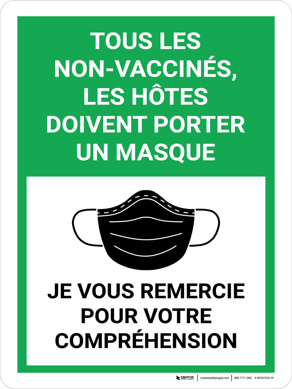 Tous Les NonVaccinés, Les Hôtes Doivent Porter Un Masque, Je Vous