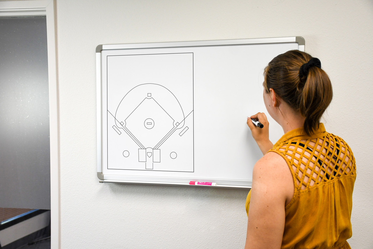 Baseball Playboard Dry Erase Board