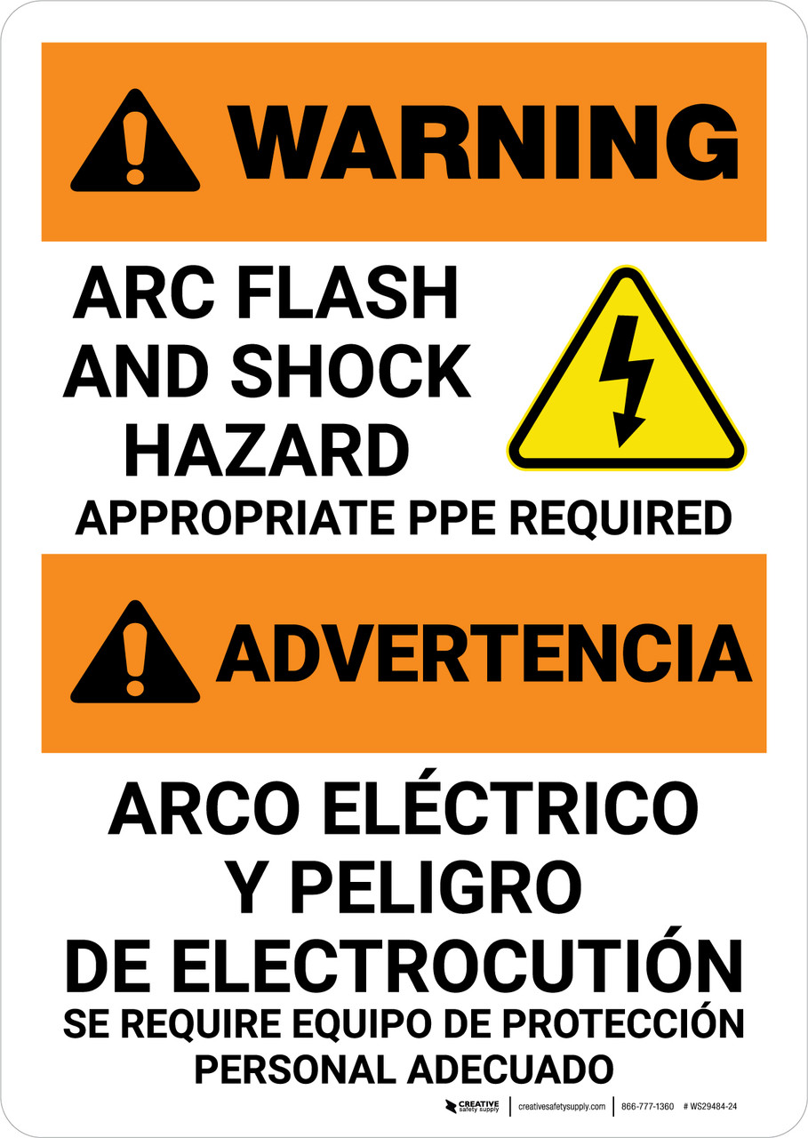 Warning: Arc Flash and Shock Hazard - Appropriate PPE Required ...