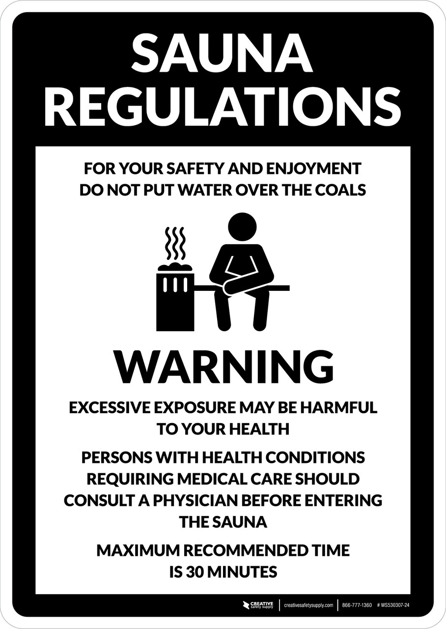 sauna rules and regulations