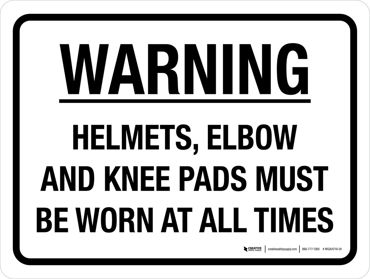 helmet warning icon CAUTION Helmets must be worn Aluminum Composite OSHA Safety Sign Warning - Helmets Elbow And