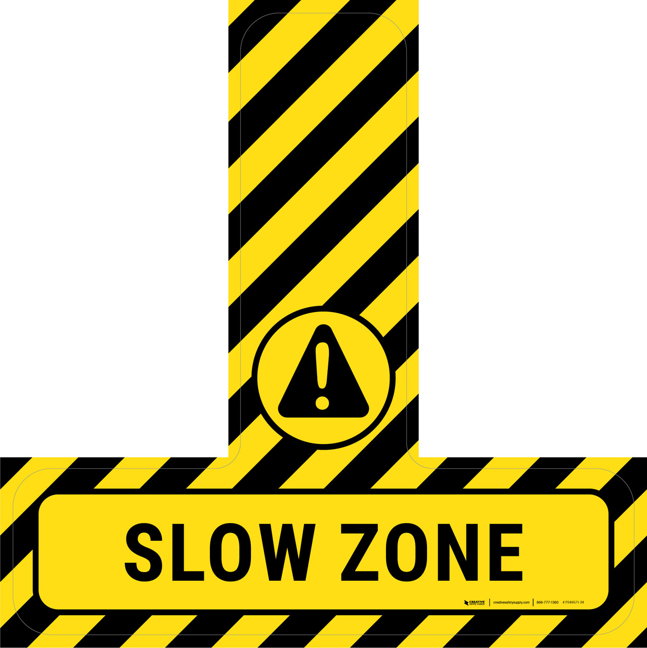 Slow Zone - Floor Sign T's