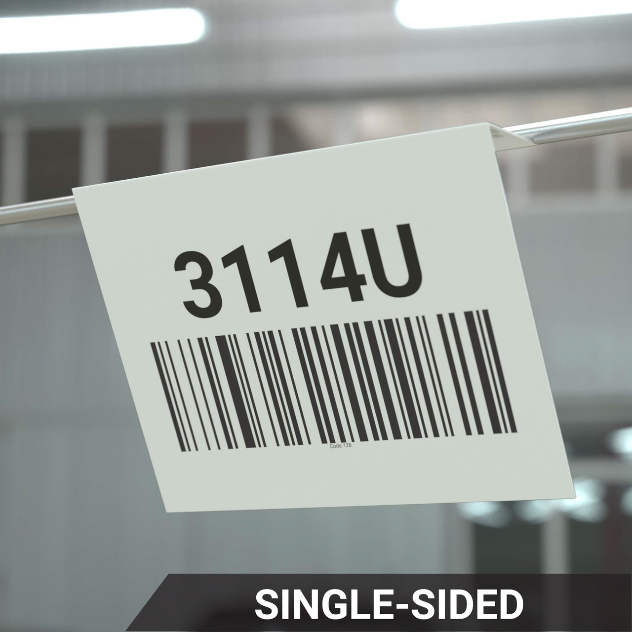 LabelTac Hanging Barcode Sign Blanks Creative Safety Supply