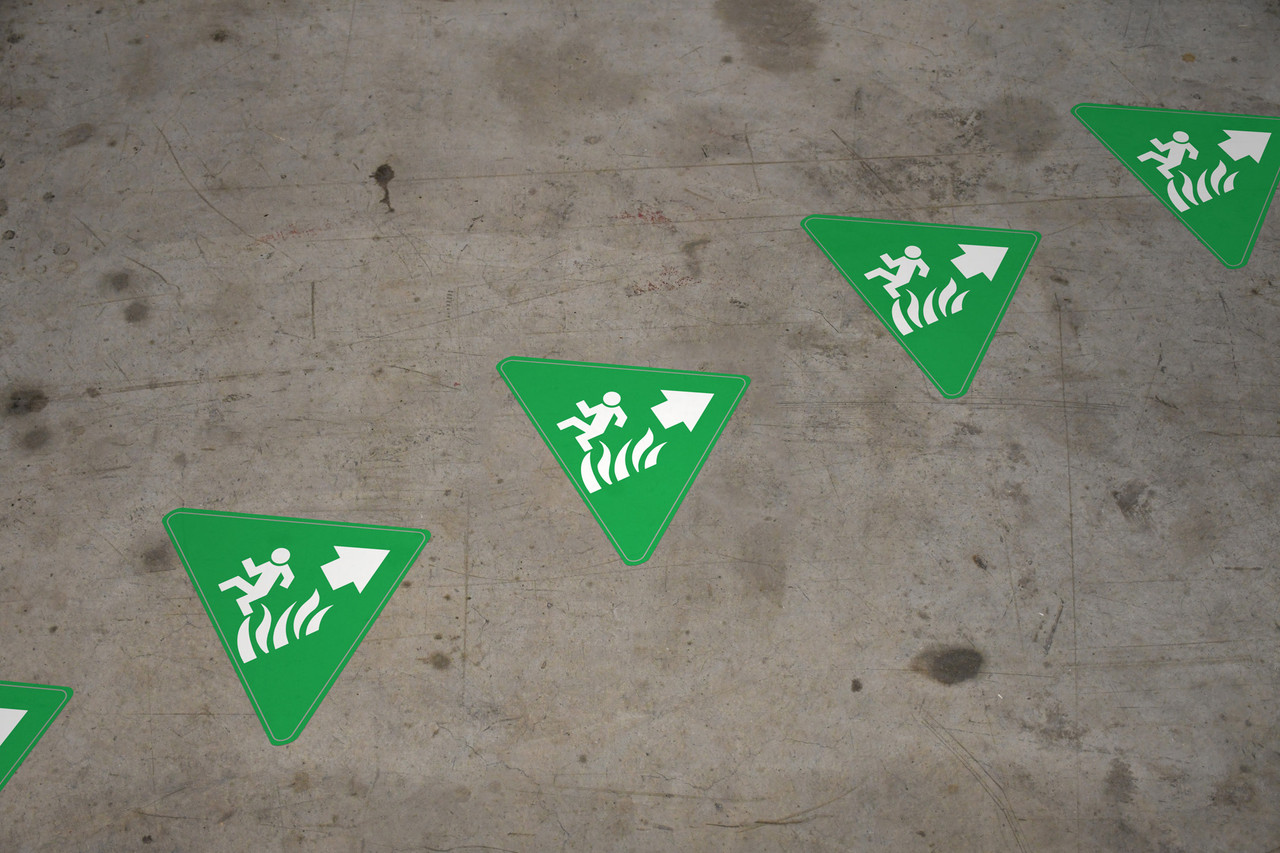 Custom Wayfinding Floor Sign Shapes | Creative Safety Supply