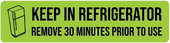 Keep In Refrigerator Remove 30 Minutes Prior To Use - Pharmaceutical ...