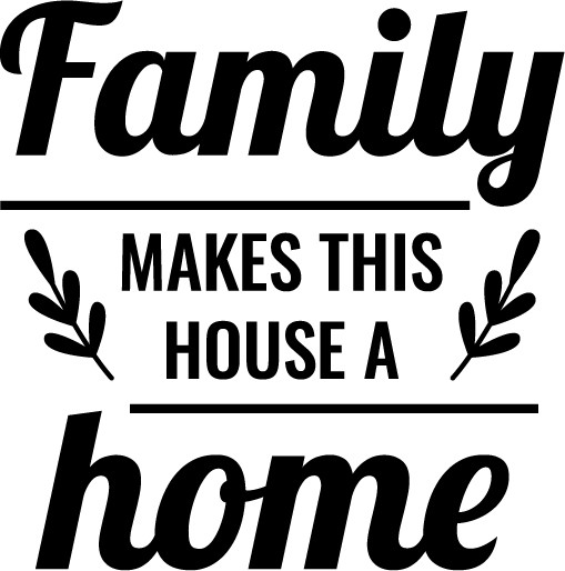Family Makes This House A Home Wall Decor