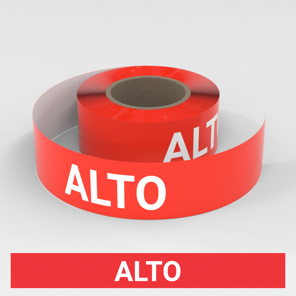 Alto (Spanish) - Smart Stripe Inline Printed Floor Tape | Creative ...