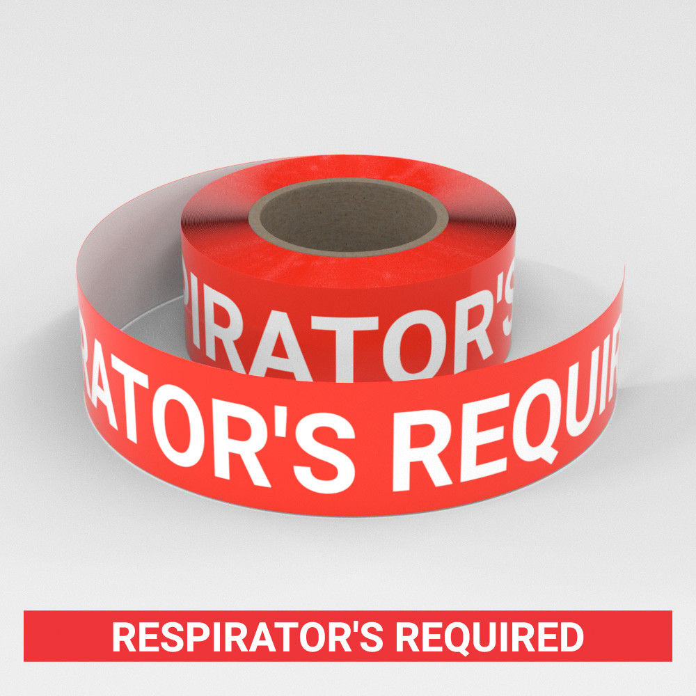 Respirator's Required - Smart Stripe Inline Printed Floor Tape ...