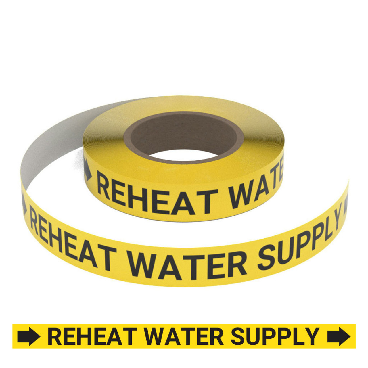 Piping Line Paper Rool Reheat Water Supply - Smart Stripe Inline Pipe Marking Roll | Creative ...