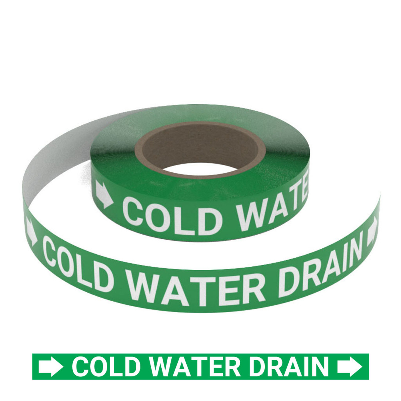 Cold Water Drain - Smart Stripe Inline Pipe Marking Roll | Creative ...